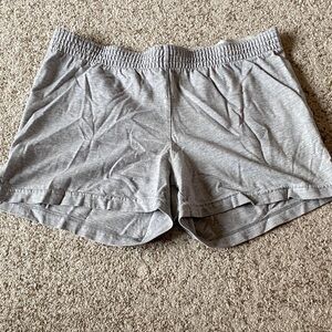 Champion Light Heather Gray Athletic Lounge Shorts